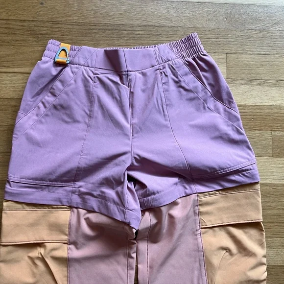 Cotopaxi Losdos Convertible Zip Off Pants Pink Orange Small - rose and apricot - Picture 2 of 4